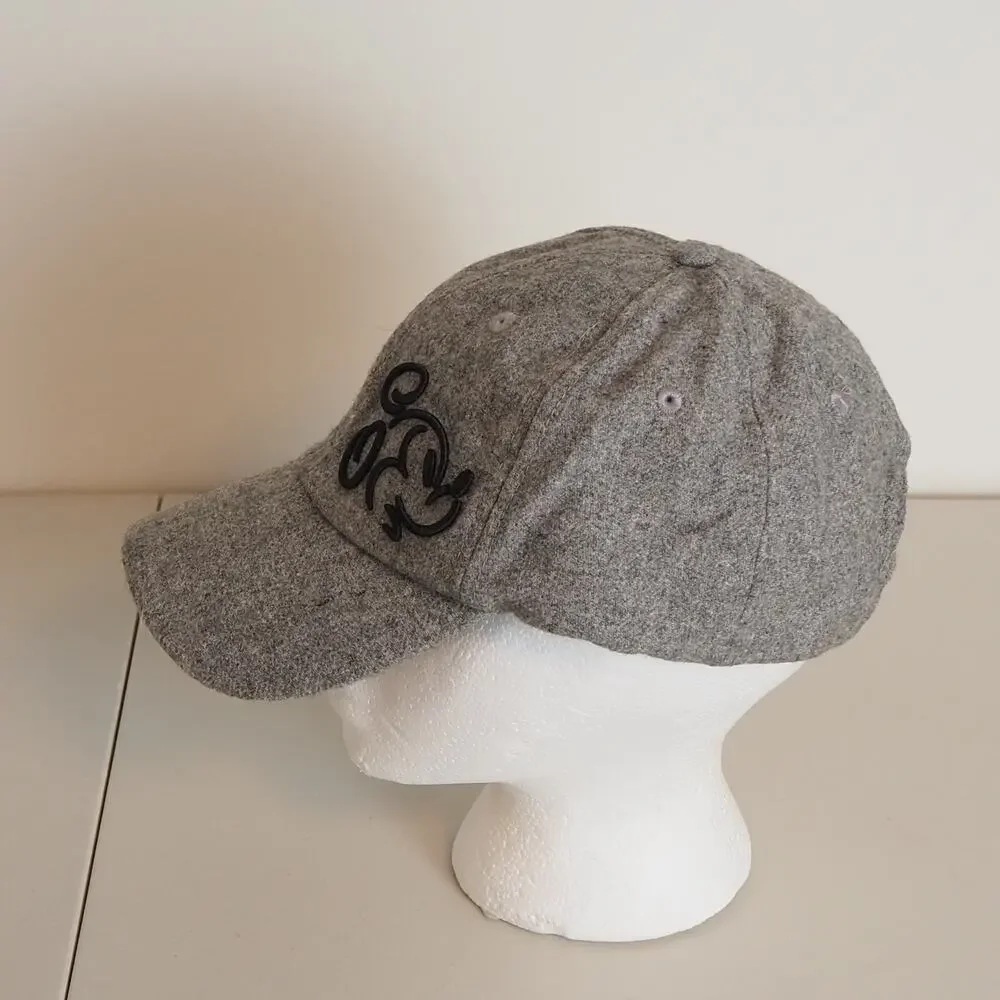 Disney Parks Wool Blend Mickey Mouse Outline Adult Adjustable Baseball Hat
